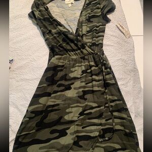 Small camo dress. Brand new with tags